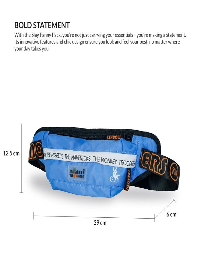 MONKEY TROOPERS Slay Waist Bag, Crossbody, Mini Adventure Essential | Lightweight, Durable, and Effortlessly Cool Fanny Pack | Chest Bag for Men Women Boys and Girls, Travel, Hikking (Lavender) - Image 3